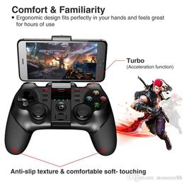 High Quality iPega PG-9076 PG 9076 Bluetooth Gamepad for PlayStation3 Controller with Holder for Android Windows Smartphon Tablet 2805