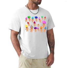 Men's Tank Tops Troll Mania T-Shirt Summer Clothes Heavyweight T Shirts Kawaii Blank Mens Graphic T-shirts Pack