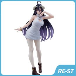 Cartoon Figures Overlord Anime Figure Albedo Sweater Ver. Pvc Action Figurine Kawaii Statue Figurine Decoration Model Doll Toys Gift