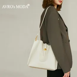 Evening Bags AVRO's MODA Fashion Luxury Designer Handbag Women Genuine Leather Large Capacity Shoulder Ladies Casual Retro Crossbody Bag
