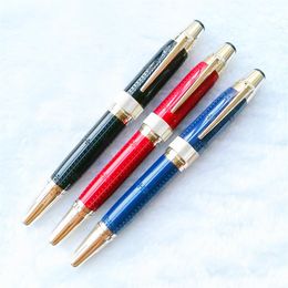 Luxury Mt Pen Limited Special edition St Exupery Signature Wine red Blue Black Resin Roller Ballpoint Fountain pens Writing offic281r