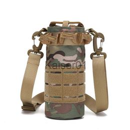 Hydration Gear Taktische Wasserflasche Sling Bag 750ML Molle Wasserflasche Tasche Schultergurt für Wandern x0719