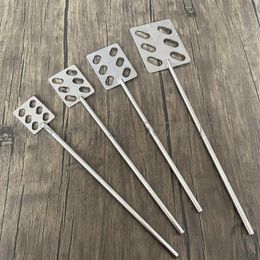 Lab Supplies 1pcs Stainless Steel Square Type Blade Paddle Leaf-width 40mm 50mm 60mm 80mm Impeller Stirring With Rod For Sitrrer285D