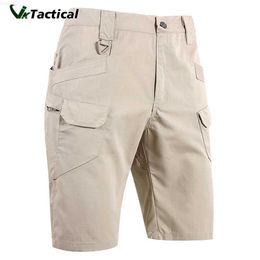 Men's Shorts Men Classic Tactical Shorts Upgraded Waterproof Quick Dry Multi-pocket Short Pants Outdoor Hunting Fishing Military Cargo Shorts L230719