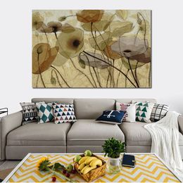 Modern Canvas Art Landscape Fluidity Iv Hand-painted Oil Paintings Living Room Decor