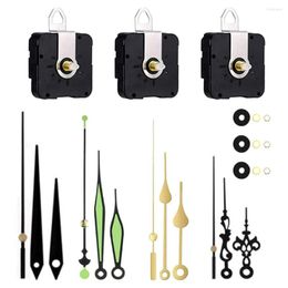 Watch Repair Kits Wall Clock Mechanism With 4 Pairs Of Different Hands Long And Short Shaft Silent Movement For