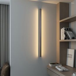 Wall Lamp Modern Minimalist LED Indoor Simple Line Light Fixtures Sconce Stair Bedroom Bedside Home Lighting Deco Luminaire