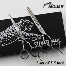 Hair Scissors 5 5 5 6 6 5 Professional Hairdressing scissors set Cutting Thinning Barber shears High quali301Z