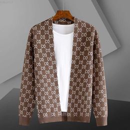 Men's Sweaters New autumn and winter fashion brand 2021 cashmere sweater men's cardigan sweater men's Korean casual sweater coat jacket L230719