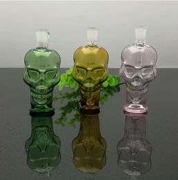 Colorful mini bone pot Class Oil Burner Pipe Thick color Glass oil rigs glass water pipe