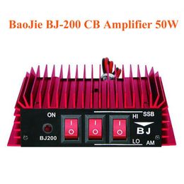 BaoJie BJ-200 CB Radio Power Amplifier 50W HF Amplifier 3-30 MHz AM FM SSB CW Walkie Talkie CB Amplifier328Z
