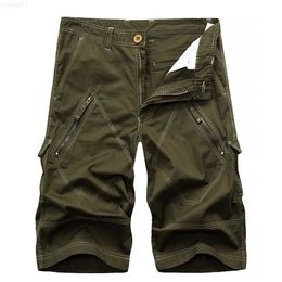 Men's Shorts iSurvivor Fashion Camouflage Loose Cargo Shorts Men 2023 Summer Military Camo Short Pants Homme Cargo Shorts US size L230719