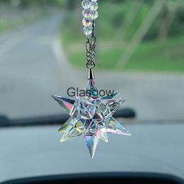 Interior Decorations Car Interior Rearview Mirror Suspension Decoration Accessories Car Pendant Crystal Meteor Decoration Pendant Charm x0718