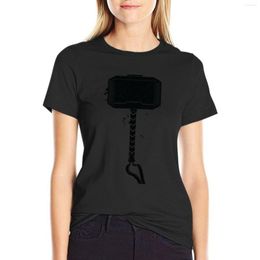 Women's Polos MJOLNIR - HAMMER OF THE GODS T-Shirt Cute Clothes Oversized Summer Clothing