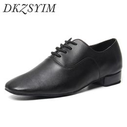 Dance Shoes DKZSYIM Men Dance Shoes Latin Ballroom dance shoes Modern Indoor Shoes Men Tango Shoes Dance Sneaker For Boy heeled 2.5cm 230719