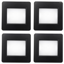 Wall Lamp 4Pcs Led Stair Light Footlight Recessed Corner Lamps Corridor Aisle Night Lights With 86 Type Box El Home Hal