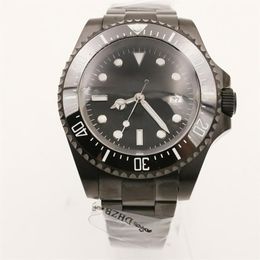 Luxury Black Watch Deep Ceramic Bezel SEA-Dweller Sapphire Cystal Stanless Steel With Glide Lock Clasp Automatic Mechanical men Wa303m