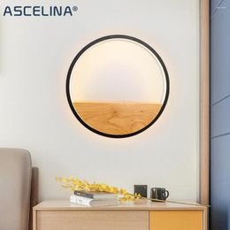 Wall Lamp Modern LED Nordic Interior Room Decor Sconces Bedroom Bedside Living TV Sofa El Bath Mirrors Ring Light