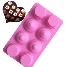 Baking Moulds 8 Even Creative Funny Stool Silicone Chocolate Cake Mould Muffin Cup K819