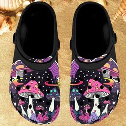 Slippers Nopersonality Cartoon Star Mushroom Design Sandals Women Casual Breathable Summer Slide Slipper Flat Comfort Adult Pantuflas