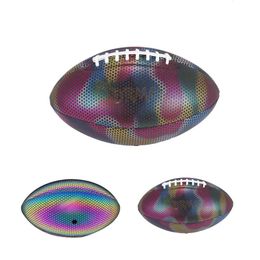 Balls Rugby machine stitching wear-resistant luminous Rugby indoor and outdoor training leather game toys gym boy 230718