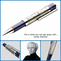 YAMALANG Limited Special Edition Andy Warhol Ballpoint pen Reliefs Barrel Metal Ball point pens Gift Perfect for Men and Women268G