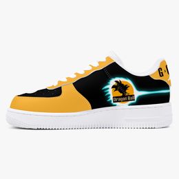 DIY shoes mens running shoes one for men women platform casual sneaker Classic White Black cartoon graffiti trainers outdoor sports 36-48 207566-1