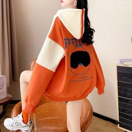 Women's Hoodies Plush Thickened Sweater Autumn And Winter 2023 Loose Hooded Coat