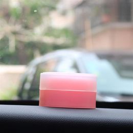 Car Peach Gel Aromatherapy Solid Balm Honey Peach Ointment Freshener Deodorization Eliminate The Odor In The Car EMS284t