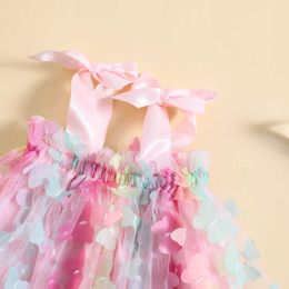 Girl's Dresses ma baby 6M-4Y Infant Toddler Kid Baby Girl Dress Tulle Butterfly Lace A-line Party Wedding Birthday Dresses For Girls Summer