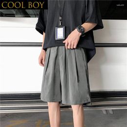 Men's Shorts E BOY Men Trousers Fashion Students Teens Ins Streetwear All-match Hip Hop Summer Breathable Simply Dynamic Stylish