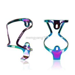 Water Bottles Cages 2023 Bicycle Bottle Cage Water Cup Holder Kettle Rack Bike Accessories Color Electroplating Aluminum Alloy Integrated Forming HKD230719