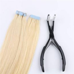 Multi-Functional Tape Hair Extensions Pliers Tools 4 5cm Deck Shape Stainless Steel Ergonomic Design308l