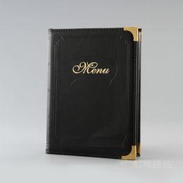 Hotel Restaurant PVC Recipe Book Loose-leaf Cover Menu Price Lists Leather Price List A La Carte Hotel Service Guide