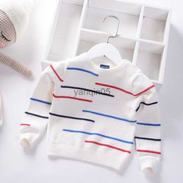 Pullover Toddler Boys Girls Sweaters Children's Clothing Baby Kids Pullover Cotton Knitted Wear Warm Winter Fall HKD230719