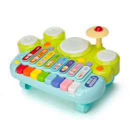 Baby Music Sound Toys Cartoon Baby Music Keyboard Piano Drum Baby Music Toys and Music and Lighting Early Education Development Children's Toys 230719