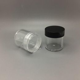 10ML G Clear Plastic Pot Jar Refillable Cosmetic Container Botttle For Eyshadow Makeup Nail Powder Sample Qdrjh