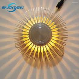 Wall Lamp LED Light Sconces Decor Porch Lights Bulb Sunflower Ceilir