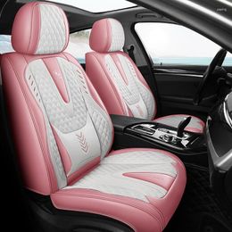 Car Seat Covers Nappa Leather Cover For All Medels X3 X1 X4 X5 X6 Z4 525 520 F30 F10 E46 E90 Accessories Luxury Car-Styling