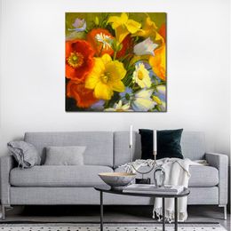 Modern Canvas Art Landscape in Your Face Hand-painted Oil Paintings Living Room Decor