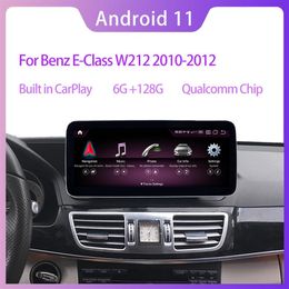 10 25 Qualcomm Android 11 6G RAM 128 ROM Car PC Radio GPS Navigation Bluetooth WiFi Head Unit Screen for Mercedes Benz E Cla272U