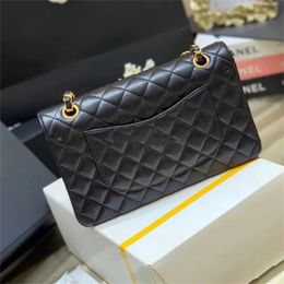 2023 10A Mirror quality Classic Caviar Flap Bag Designer Women Cross Body Bags A01112 Luxuries Designers Shoulder Hang 25.5CM With Box C0