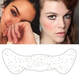 6pcs Sexy Fake Freckles Tattoo Stickers Freckles Makeup Stickers Women Make Up Accessories Fashion Makeup Removable