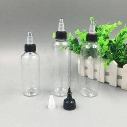 1000Pcs Factory Price 30ml 60ml 100ml 120ml Clear Plastic Dropper Bottles Hottest Sale Empty E Liquid Bottles PET Ejuice Bottles Ciful