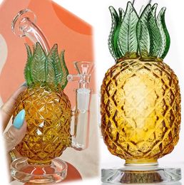 New Pineapple Bong Hookahs Smoking Water Pipes Percolator Water Bongs Dabber Dab Rigs With 14mm Joint