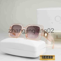 Designer Versage Sunglasses Cycle Luxurious Fashion Sports Polarise Sunglass For Mens Womans Vintage Brands Baseball Driving Beach Square Pink Sun Glasses