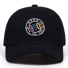 2019 New Born in the 1990s Embroidered Baseball Cap Fashion Dad Hat Snapback Hat For Men and Women2483
