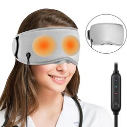 Eye Massager Graphene Far Infrared Heated Mask For Sleeping Heating Therapy Eyepatch Dry Dark Circles Get Rid of Stye Maaager 230718