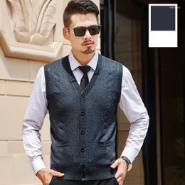 Men's Vests Vest Sweaters Men Spring Autumn Sleeveless Cardigan Male Jacket Casual Knitted Plus Size Sweater Waistcoats Clothing