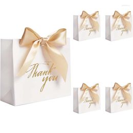 Gift Wrap 5pcs Thank You Bags Birthday Bachelorette Hen Party Baby Shower Wedding Engagement Bridal Baptism Decoration Welcome